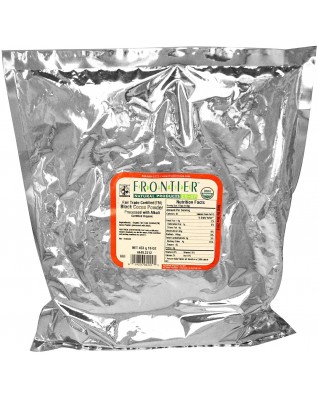 Frontier Natural Products Black Cocoa Powder Organic (1 Pack) Frontier Natural Products Black Cocoa Powder Organic (1 Pack)