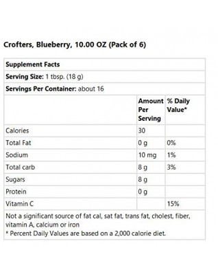 Crofters Wild Blueberry Fruit Spread (6 Pack) Crofters Wild Blueberry Fruit Spread (6 Pack)