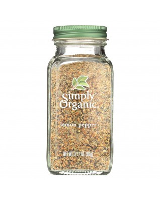 Simply Organic Lemon Pepper Certified Organic (6 Pack)