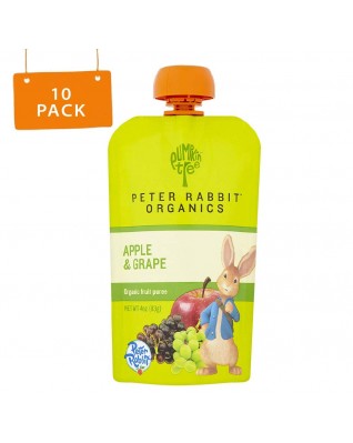 Peter Rabbit Organics Fruit SqueezeApple And Grape (10 Pack) Peter Rabbit Organics Fruit SqueezeApple And Grape (10 Pack)