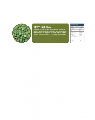 Beans Green Split Peas (1 Pack) Beans Green Split Peas (1 Pack)