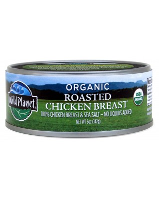 Wild Planet Organic Roasted Chicken Breast Salted (12 Pack)