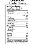 Taza Chocolate Guajillo Chili (12 Pack)