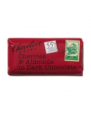 Chocolove Dark Chocolate Cherry & Almond Mini Bar (12 Pack) Chocolove Dark Chocolate Cherry & Almond Mini Bar (12 Pack)