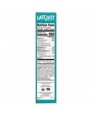 Late July Organic Mini Peanut Butter Bite Size (12 Pack) Late July Organic Mini Peanut Butter Bite Size (12 Pack)