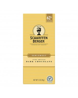 Scharffen Berger Semi Sweet Chocolate Bar (12 Pack)