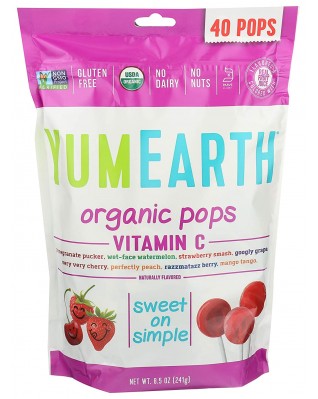 Yummy Earth Lollipop Asst (12 Pack) Yummy Earth Lollipop Asst (12 Pack)
