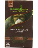Endangered Species Bite Size Dark Chocolate 72 % Cocoa (6 Pack)