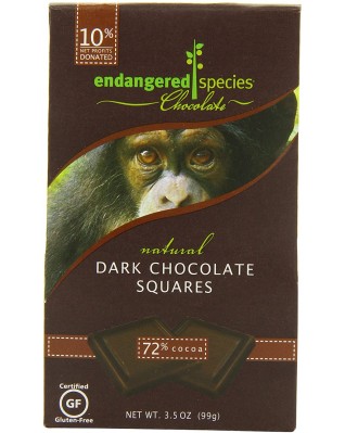 Endangered Species Bite Size Dark Chocolate 72 % Cocoa (6 Pack) Endangered Species Bite Size Dark Chocolate 72 % Cocoa (6 Pack)