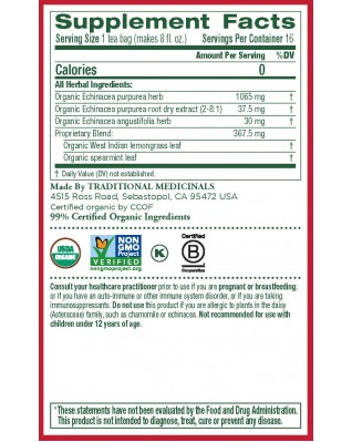 Traditional Medicinals Organic Echinacea Plus Tea (6 Pack) Traditional Medicinals Organic Echinacea Plus Tea (6 Pack)