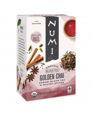 Numi Tea Golden Chai Black Tea (6 Pack) Numi Tea Golden Chai Black Tea (6 Pack)