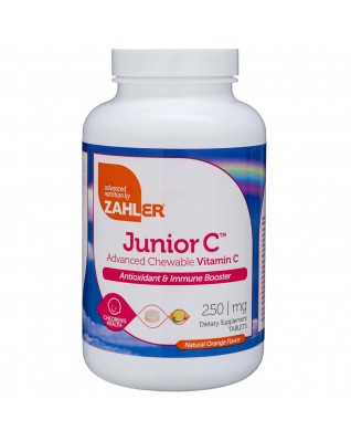Zahlers Junior C - 250 mg - 90 chewable tablets Zahlers Junior C - 250 mg - 90 chewable tablets