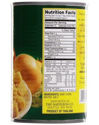 Napoleon Cut Baby Corn (12 Pack) Napoleon Cut Baby Corn (12 Pack)