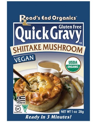 Road's End Organics Gluten Free Shiitake Mushroom Gravy Mix, 1 Ounce Pouch (Pack of 12) Road's End Organics Gluten Free Shiitake Mushroom Gravy Mix, 1 Ounce Pouch (Pack of 12)