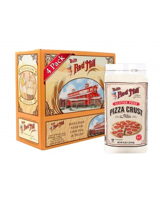 Bob's Red Mill Gluten Free Pizza Crust Mix, 16-ounce (Pack of 4) Bob's Red Mill Gluten Free Pizza Crust Mix, 16-ounce (Pack of 4)