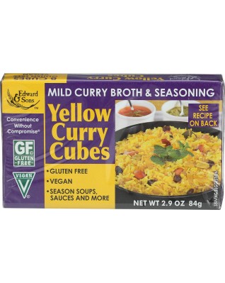 Edward & Sons Yellow Curry Boulln Cube (12 Pack) Edward & Sons Yellow Curry Boulln Cube (12 Pack)